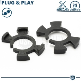 2X Adaptatores del Retenedor Soporte Bombilla para Montaje KIT LED para Honda