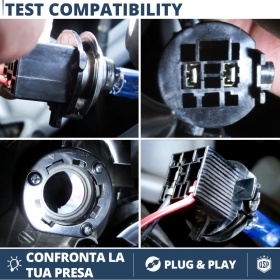 2X Adaptatores del Retenedor Soporte Bombilla para Montaje KIT LED H7 para Kia