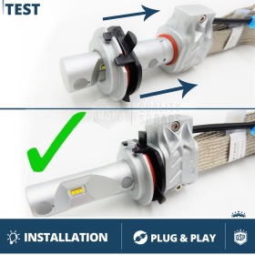2X Adaptatores del Retenedor Soporte Bombilla para Montaje KIT LED H7 para Kia