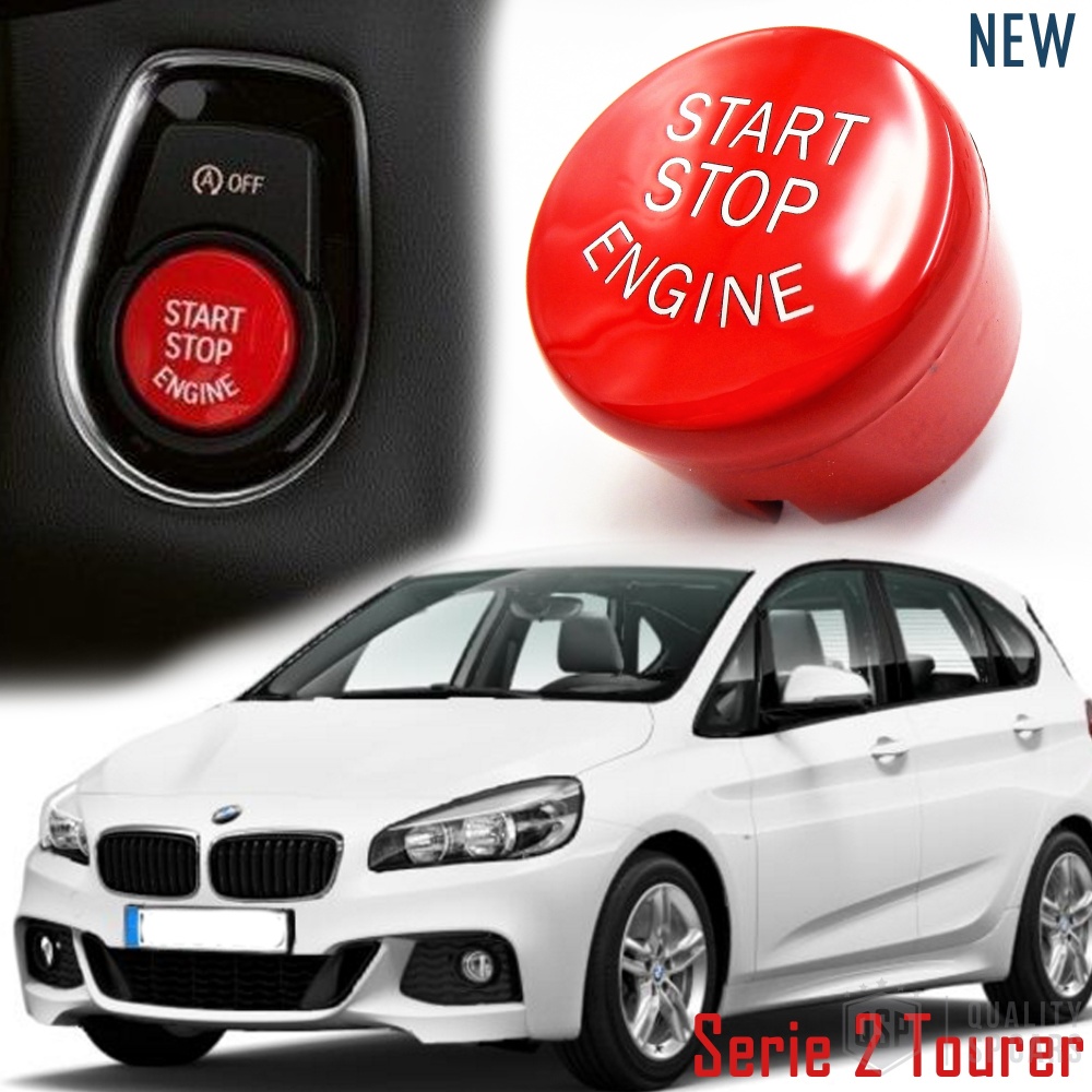 LLAVE BOTÓN DE ENCENDIDO DEL MOTOR ROJO "START STOP ENGINE" EN ABS PARA BMW SERIE 2 Tourer ( F45 F46 ) con Bóton OFF, ANTICHUADO NO HUELLAS LLAVE BOTÓN DE ENCENDIDO DEL MOTOR ROJO "START STOP ENGINE" EN ABS PARA BMW SERIE 2 Tourer ( F45 F46 ) con Bóton OFF, ANTICHUADO NO HUELLAS