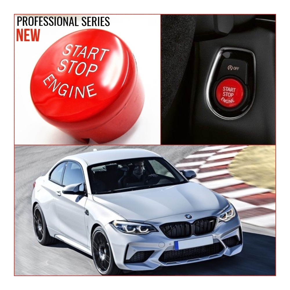 KEY ENGINE IGNITION RED BUTTON "START STOP ENGINE" IN ABS FOR BMW 2 SERIES ( F22 F23 ) with OFF Button, Anti-Scratches NO FOOTPRINT KEY ENGINE IGNITION RED BUTTON "START STOP ENGINE" IN ABS FOR BMW 2 SERIES ( F22 F23 ) with OFF Button, Anti-Scratches NO FOOTPRINT