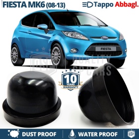 1 Deeper HEADLIGHT CLOSING CAP for FORD FIESTA mk6 (08-13) High Beam DUST WATER Cover for Kit Led Xenon installation