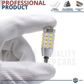 2pcs T15 - W16W LED Bulbs CANbus Error FREE, Powerful White Light with LENS | 1200LM 80 LED