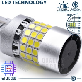 2 Bombillas LED T20 W21/5W, SIN ERRORES Super CANbus | Luz Blanca Potente 7.200LM Plug & Play