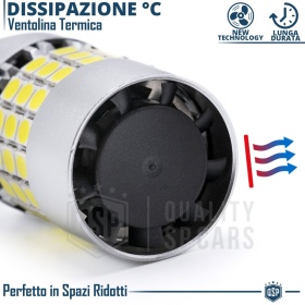 2 Bombillas LED T20 W21/5W, SIN ERRORES Super CANbus | Luz Blanca Potente 7.200LM Plug & Play