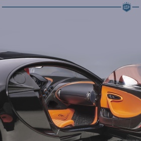 Modelo BUGATTI CHIRON SPORT Night Black, Escala 1:18, Abrible | AUTOart original