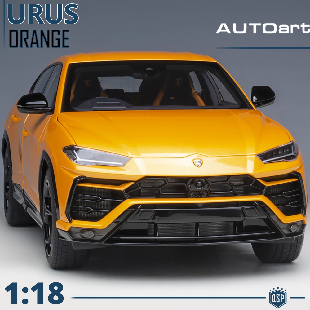 LAMBORGHINI URUS Boreal Orange Model, 1:18 Scale, Openable | Original AUTOart LAMBORGHINI URUS Boreal Orange Model, 1:18 Scale, Openable | Original AUTOart