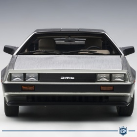 DELOREAN DMC-12 Acabado Satinado, Escala 1:18, Abrible | AUTOart original | Regreso al futuro