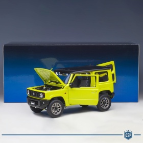 Modelo SUZUKI JIMNY JB64 Cinética amarillo-negro, Escala 1:18, Abrible | AUTOart original