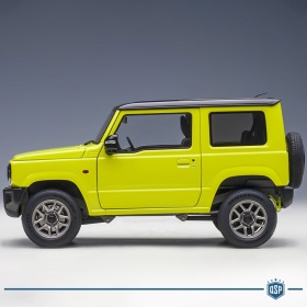 Modelo SUZUKI JIMNY JB64 Cinética amarillo-negro, Escala 1:18, Abrible | AUTOart original