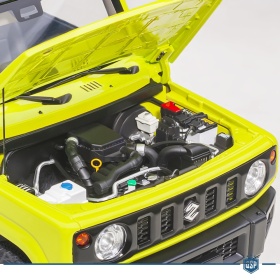 Modelo SUZUKI JIMNY JB64 Cinética amarillo-negro, Escala 1:18, Abrible | AUTOart original