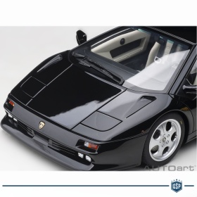 Modelo LAMBORGHINI DIABLO SE30 Negro Intenso Metálico, Escala 1:18, Abrible | AUTOart original