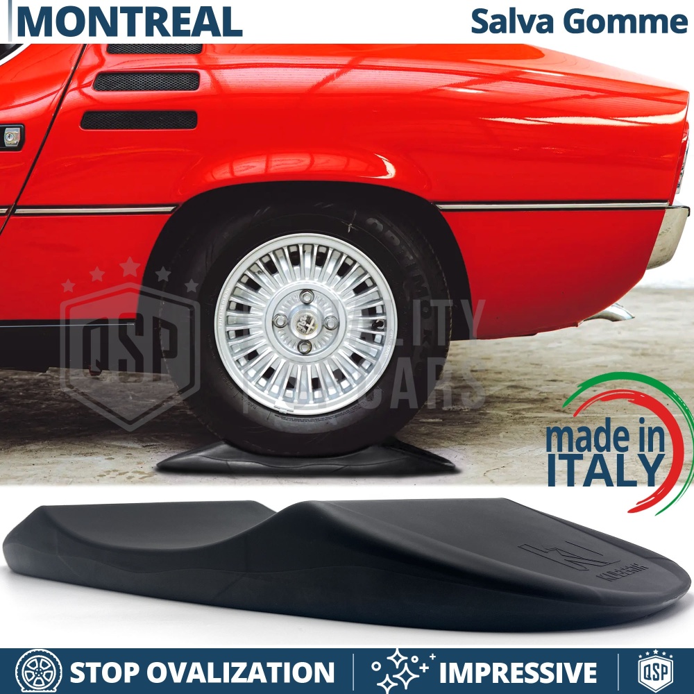 PROTECTORES DE NEUMÁTICOS Anti Deformación Negros para Alfa Montreal | Originales Kuberth HECHO EN ITALIA