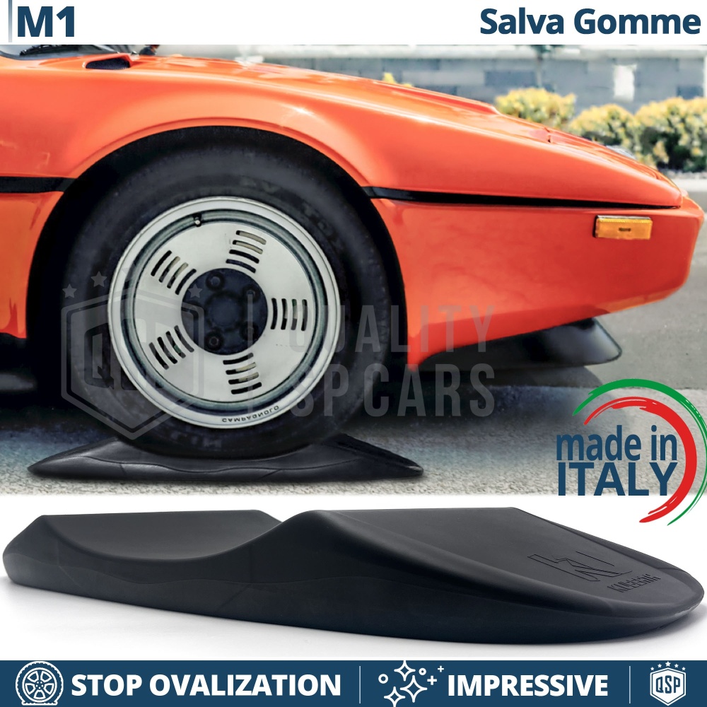 PROTECTORES DE NEUMÁTICOS Anti Deformación Negros para Bmw M1 | Originales Kuberth HECHO EN ITALIA