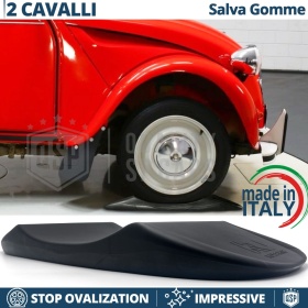 PROTECTORES DE NEUMÁTICOS Anti Deformación Negros para Citroen 2CV | Originales Kuberth HECHO EN ITALIA