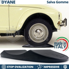 PROTECTORES DE NEUMÁTICOS Anti Deformación Negros para Citroen Dyane | Originales Kuberth HECHO EN ITALIA