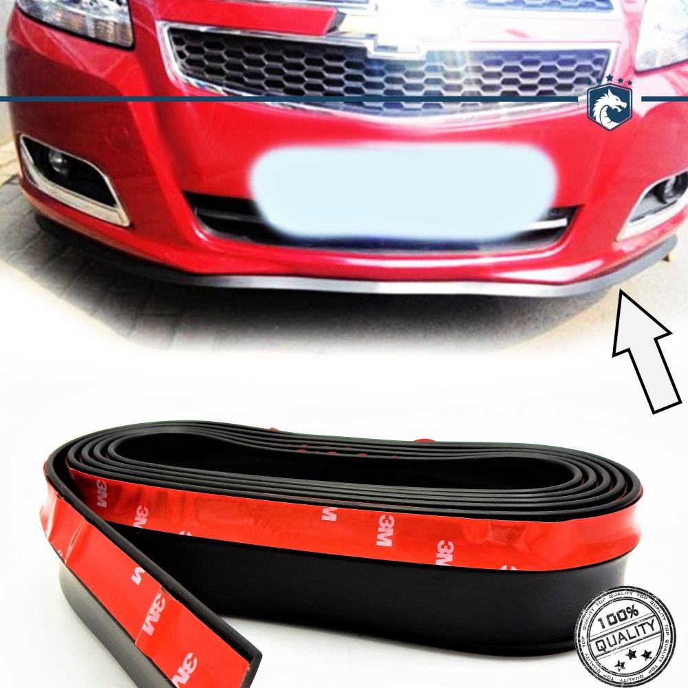 SPOILER Adesivo PER CHEVROLET AVEO-CAPTIVA-KALOS, Lama Sotto Paraurti o Minigonne Nero Flessibile in EPDM SPOILER Adesivo PER CHEVROLET AVEO-CAPTIVA-KALOS, Lama Sotto Paraurti o Minigonne Nero Flessibile in EPDM