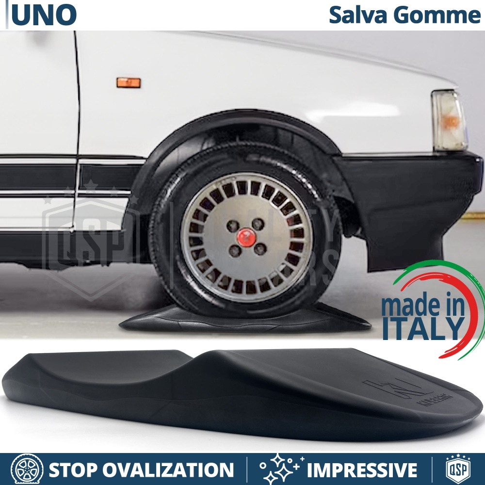 PROTECTORES DE NEUMÁTICOS Anti Deformación Negros para Fiat Uno | Originales Kuberth HECHO EN ITALIA