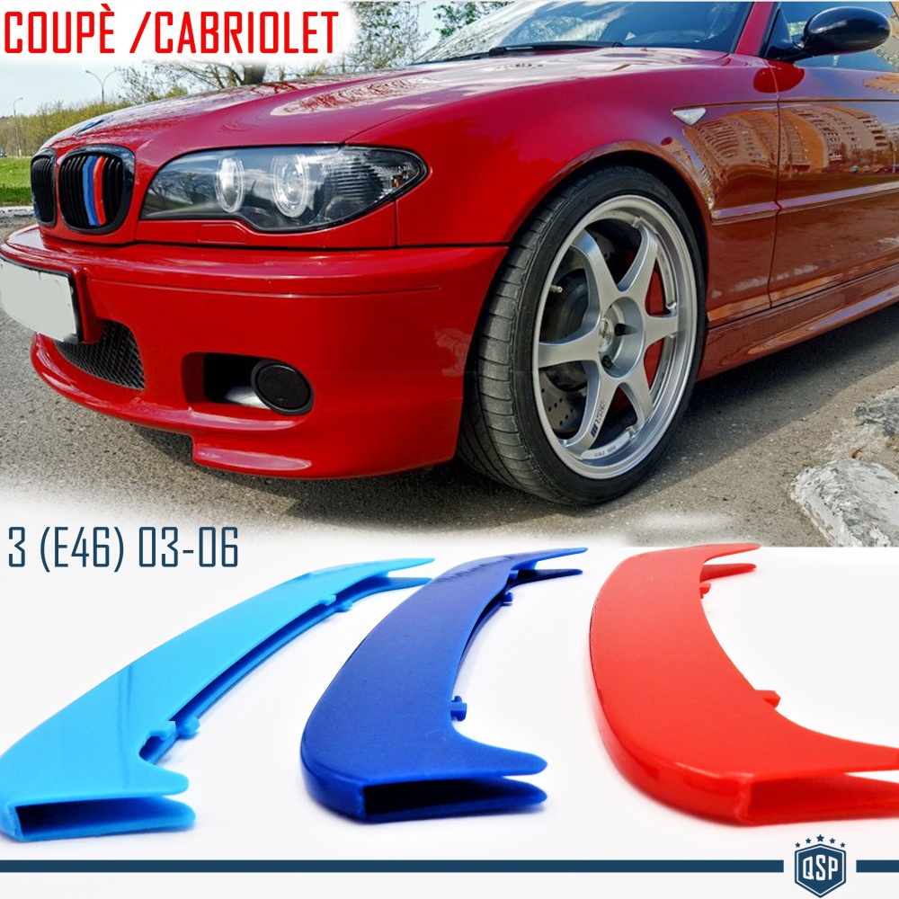 3x RIÑONES REJILLA para BMW SERIE 3 CUPÉ/DESCAPOTABLE (E46) 03-06 Facelift en colores M Sport 3x RIÑONES REJILLA para BMW SERIE 3 CUPÉ/DESCAPOTABLE (E46) 03-06 Facelift en colores M Sport