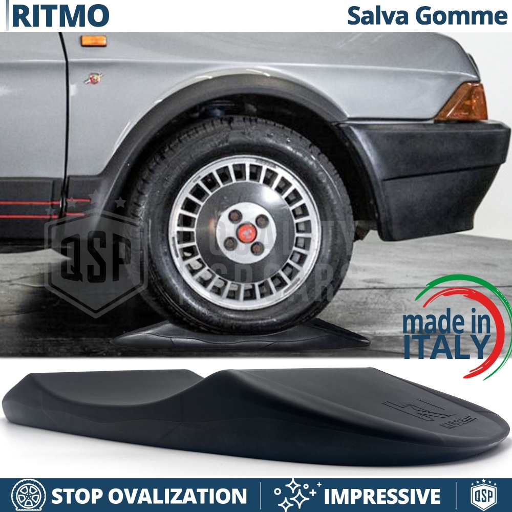 PROTECTORES DE NEUMÁTICOS Anti Deformación Negros para Fiat Ritmo | Originales Kuberth HECHO EN ITALIA