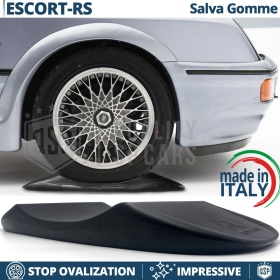PROTECTORES DE NEUMÁTICOS Anti Deformación Negros para Ford Escort RS | Originales Kuberth HECHO EN ITALIA