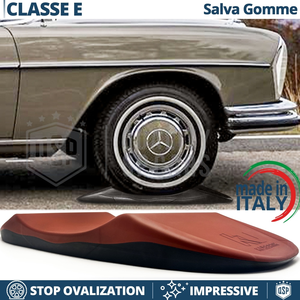 PROTECTORES DE NEUMÁTICOS Anti Deformación Negros para Mercedes Clase E W114-W115 | Originales Kuberth HECHO EN ITALIA