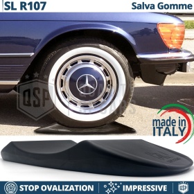 PROTECTORES DE NEUMÁTICOS Anti Deformación Negros para Mercedes SL R107 | Originales Kuberth HECHO EN ITALIA