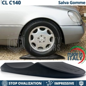 PROTECTORES DE NEUMÁTICOS Anti Deformación Negros para Mercedes CL C140 | Originales Kuberth HECHO EN ITALIA