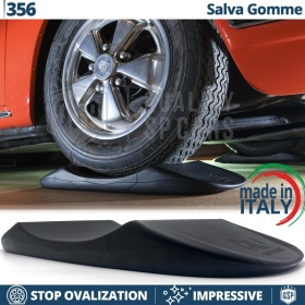 PROTECTORES DE NEUMÁTICOS Anti Deformación Negros para Porsche 356 | Originales Kuberth HECHO EN ITALIA