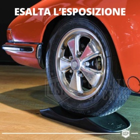 PROTECTORES DE NEUMÁTICOS Anti Deformación Negros para Porsche 356 | Originales Kuberth HECHO EN ITALIA