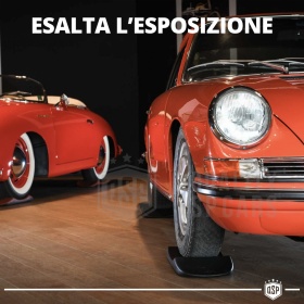 PROTECTORES DE NEUMÁTICOS Anti Deformación Negros para Porsche 356 | Originales Kuberth HECHO EN ITALIA