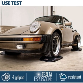 PROTECTORES DE NEUMÁTICOS Anti Deformación Negros para Porsche 911, 911 Carrera | Originales Kuberth HECHO EN ITALIA