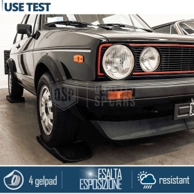 PROTECTORES DE NEUMÁTICOS Anti Deformación Negros para Volkswagen Golf 1, 2 | Originales Kuberth HECHO EN ITALIA