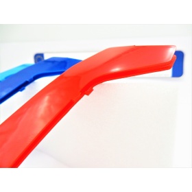 3x RIÑONES REJILLA para BMW SERIE 3 CUPÉ/DESCAPOTABLE (E46) 03-06 Facelift en colores M Sport