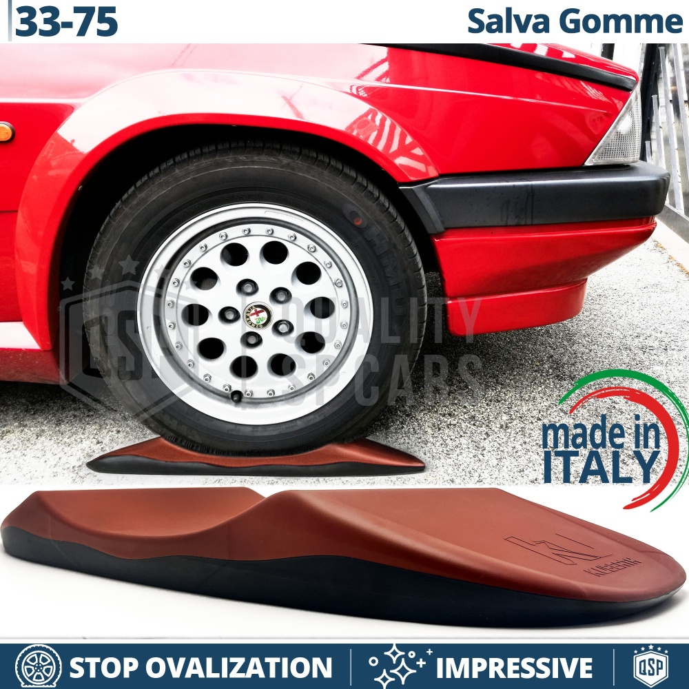PROTECTORES DE NEUMÁTICOS Anti Deformación, Rojos para Alfa 33-75 | Originales Kuberth HECHO EN ITALIA