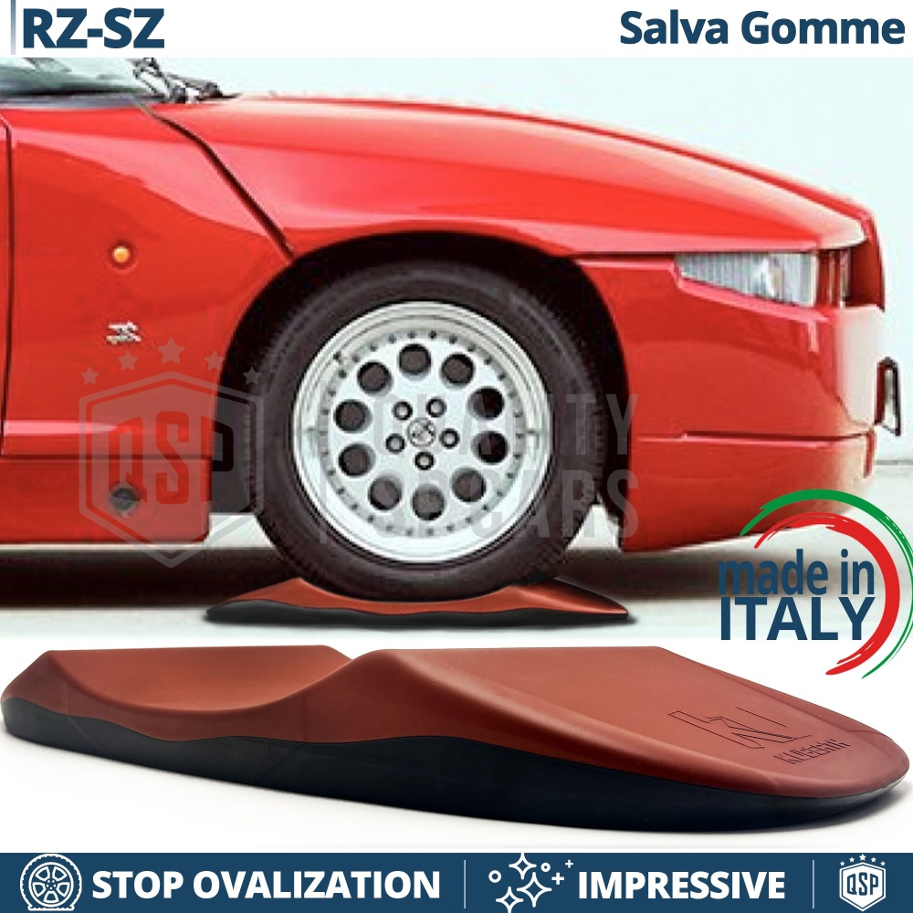 PROTECTORES DE NEUMÁTICOS Anti Deformación, Rojos para Alfa RZ-SZ | Originales Kuberth HECHO EN ITALIA