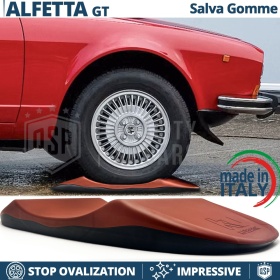 Red TIRE CRADLES Flat Stop Protector, for Alfa Alfetta GT | Original Kuberth MADE IN ITALY