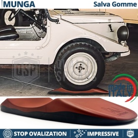 PROTECTORES DE NEUMÁTICOS Anti Deformación, Rojos para Audi DKW Munga | Originales Kuberth HECHO EN ITALIA