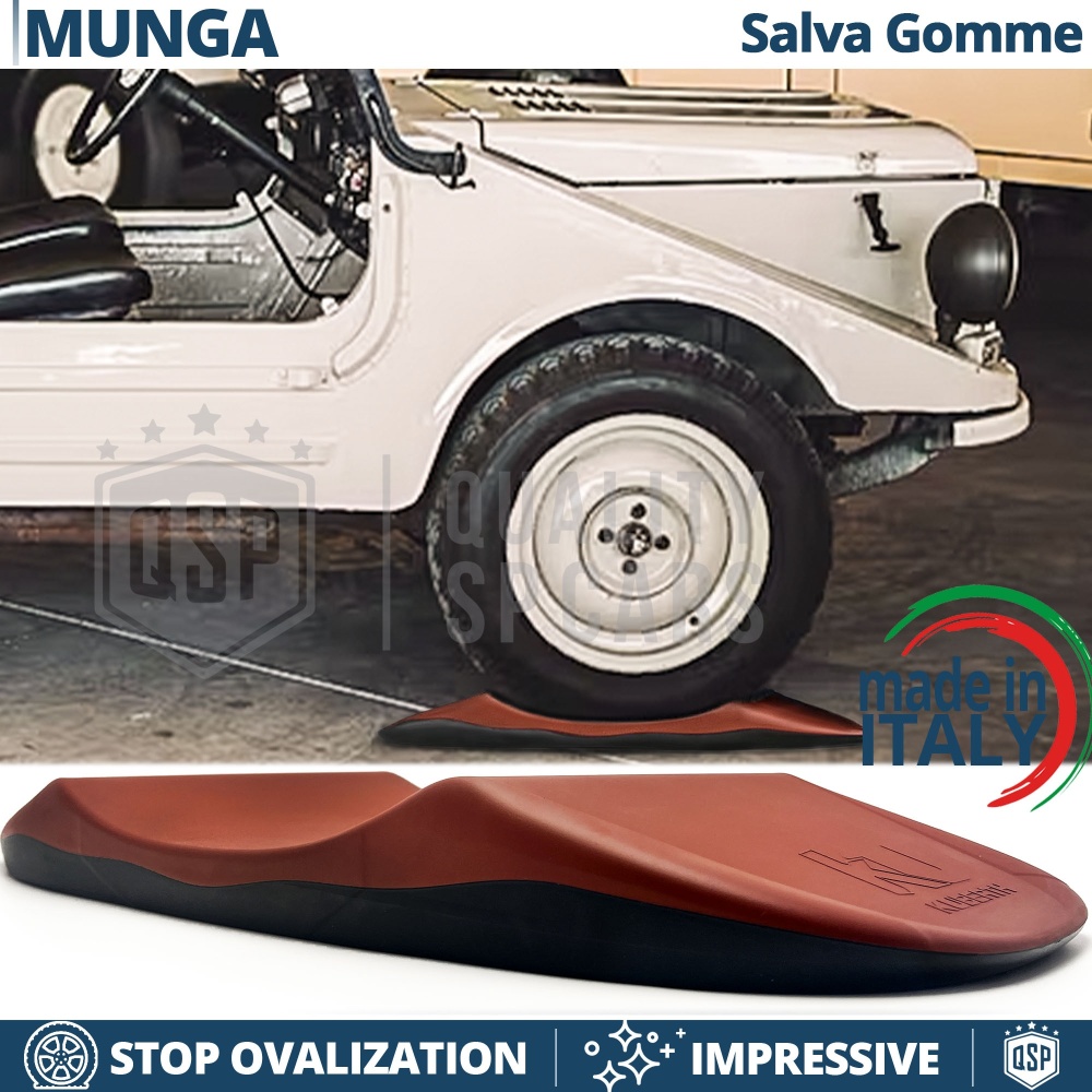PROTECTORES DE NEUMÁTICOS Anti Deformación, Rojos para Audi DKW Munga | Originales Kuberth HECHO EN ITALIA