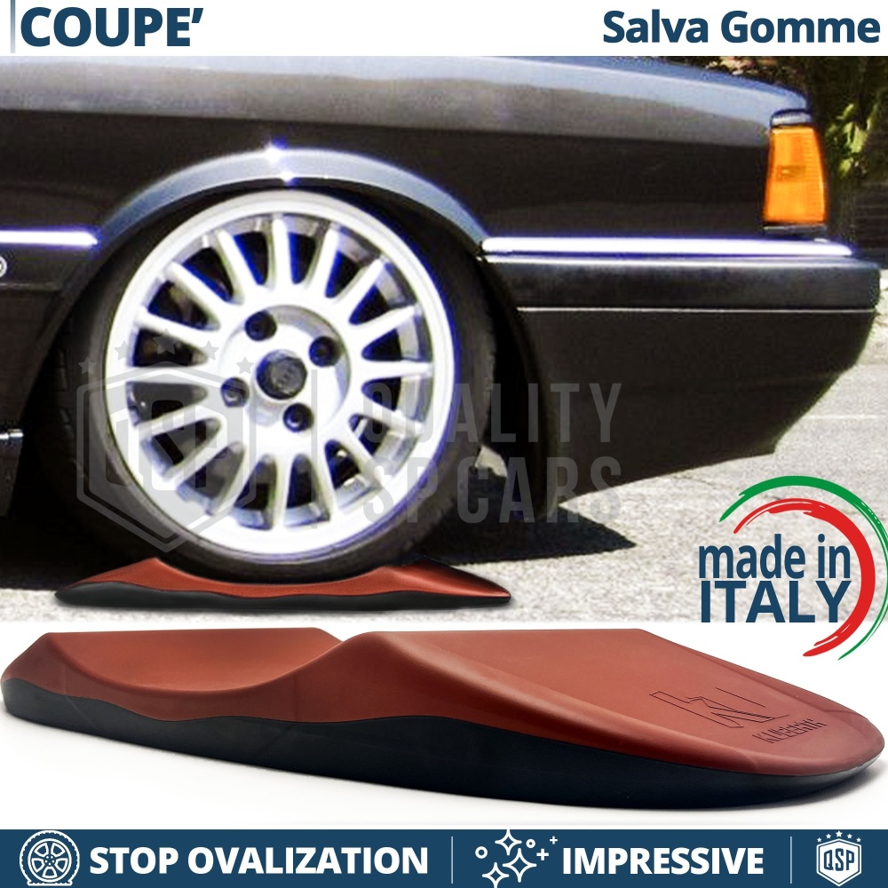PROTECTORES DE NEUMÁTICOS Anti Deformación, Rojos para Audi Coupè B2, B3 | Originales Kuberth HECHO EN ITALIA