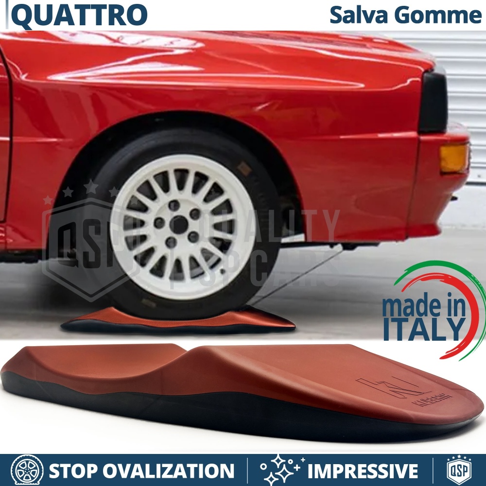 PROTECTORES DE NEUMÁTICOS Anti Deformación, Rojos para Audi Quattro WR, MB RR | Originales Kuberth HECHO EN ITALIA