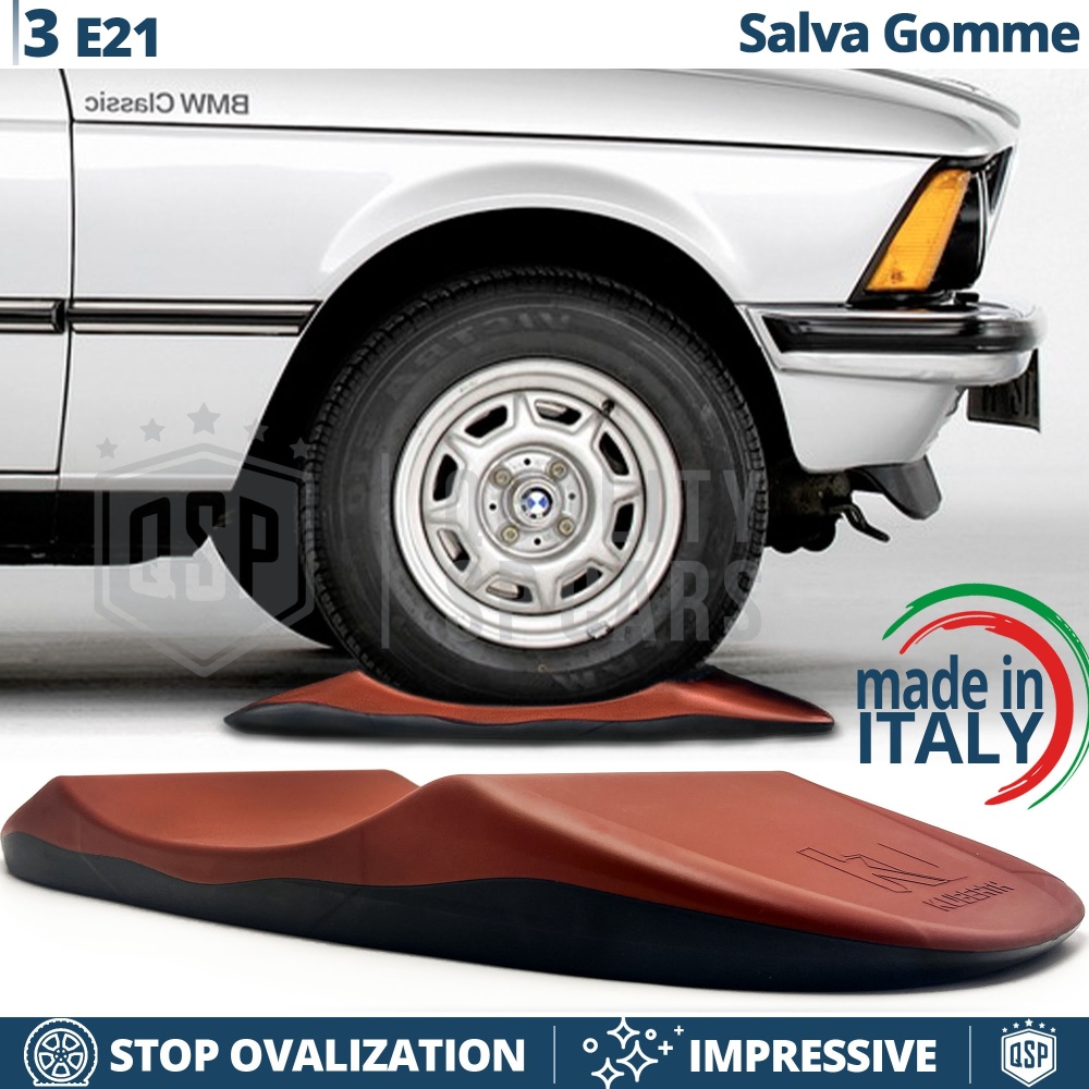 PROTECTORES DE NEUMÁTICOS Anti Deformación, Rojos para Bmw Serie 3 E21 | Originales Kuberth HECHO EN ITALIA