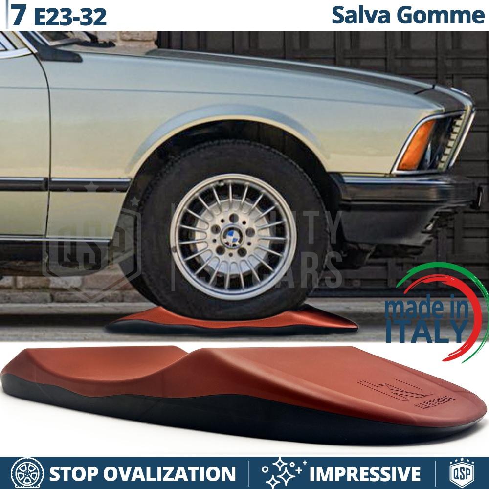PROTECTORES DE NEUMÁTICOS Anti Deformación, Rojos para Bmw Serie 7 E23-E32 | Originales Kuberth HECHO EN ITALIA