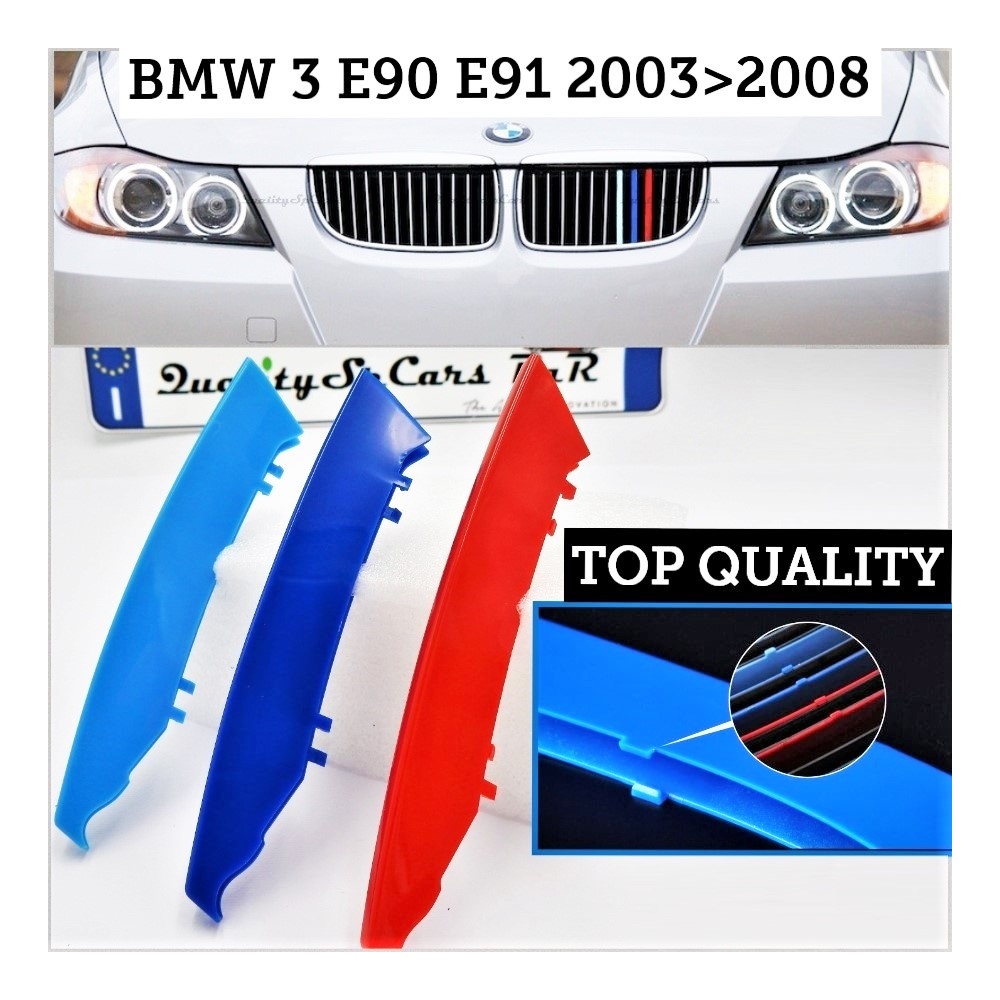 3x RIÑONES REJILLA para BMW SERIE 3 (E90 E91) 2003-2008 PRE - FACELIFT en colores M Sport 3x RIÑONES REJILLA para BMW SERIE 3 (E90 E91) 2003-2008 PRE - FACELIFT en colores M Sport