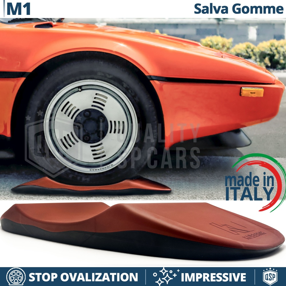 Cuscini SALVA GOMME Anti-ovalizzanti Rossi, per Bmw M1 | Originali Kuberth MADE IN ITALY
