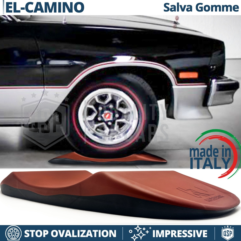 PROTECTORES DE NEUMÁTICOS Anti Deformación, Rojos para Chevrolet El-Camino | Originales Kuberth HECHO EN ITALIA