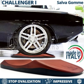 PROTECTORES DE NEUMÁTICOS Anti Deformación, Rojos para Dodge Challenger 1 | Originales Kuberth HECHO EN ITALIA