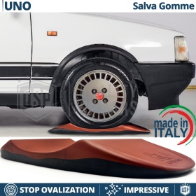 PROTECTORES DE NEUMÁTICOS Anti Deformación, Rojos para Fiat Uno | Originales Kuberth HECHO EN ITALIA