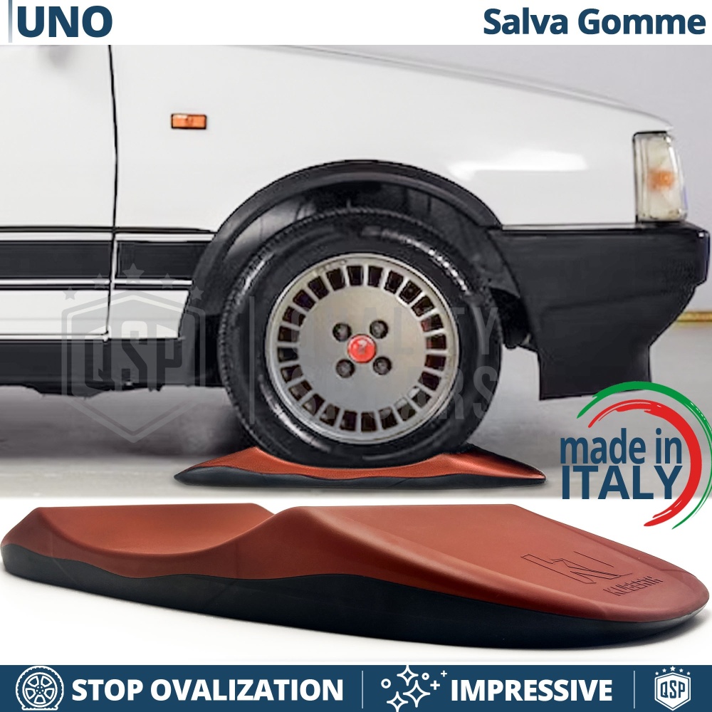 PROTECTORES DE NEUMÁTICOS Anti Deformación, Rojos para Fiat Uno | Originales Kuberth HECHO EN ITALIA