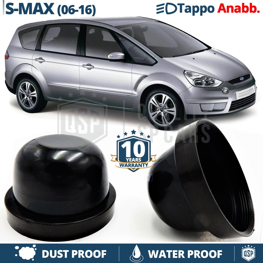 1 Deeper HEADLIGHT CLOSING CAP for FORD S-MAX I (2006-2016) Low Beam DUST WATER Cover for Kit Led Xenon installation 1 Deeper HEADLIGHT CLOSING CAP for FORD S-MAX I (2006-2016) Low Beam DUST WATER Cover for Kit Led Xenon installation